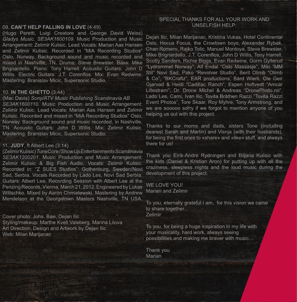 Credits & thank-yous